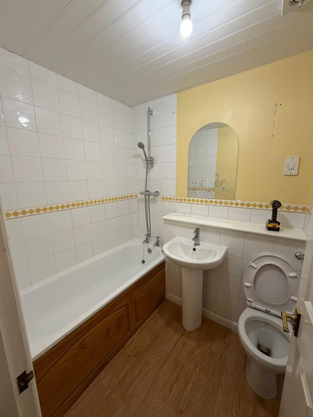 Walk-in Shower Room before