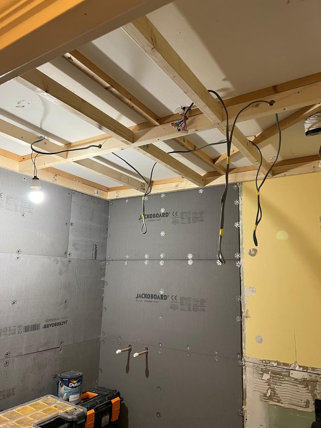 Walk-in Shower Room in Peckham — strip-out, first fix and waterproofing