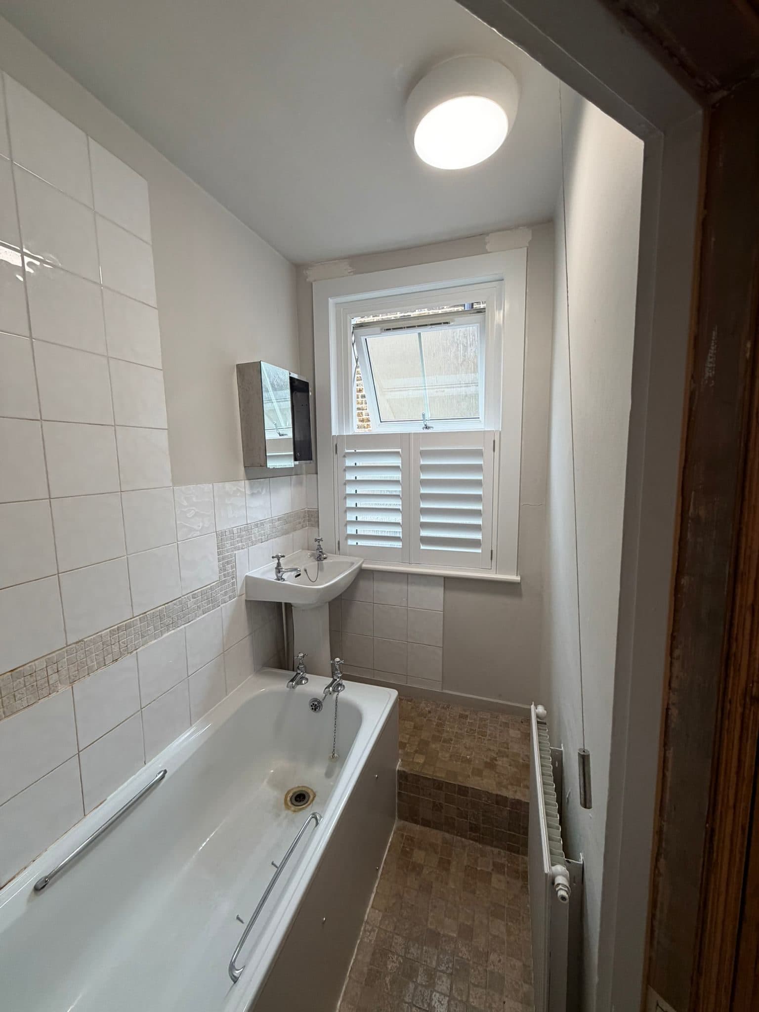 Bathroom Layout Transformation before